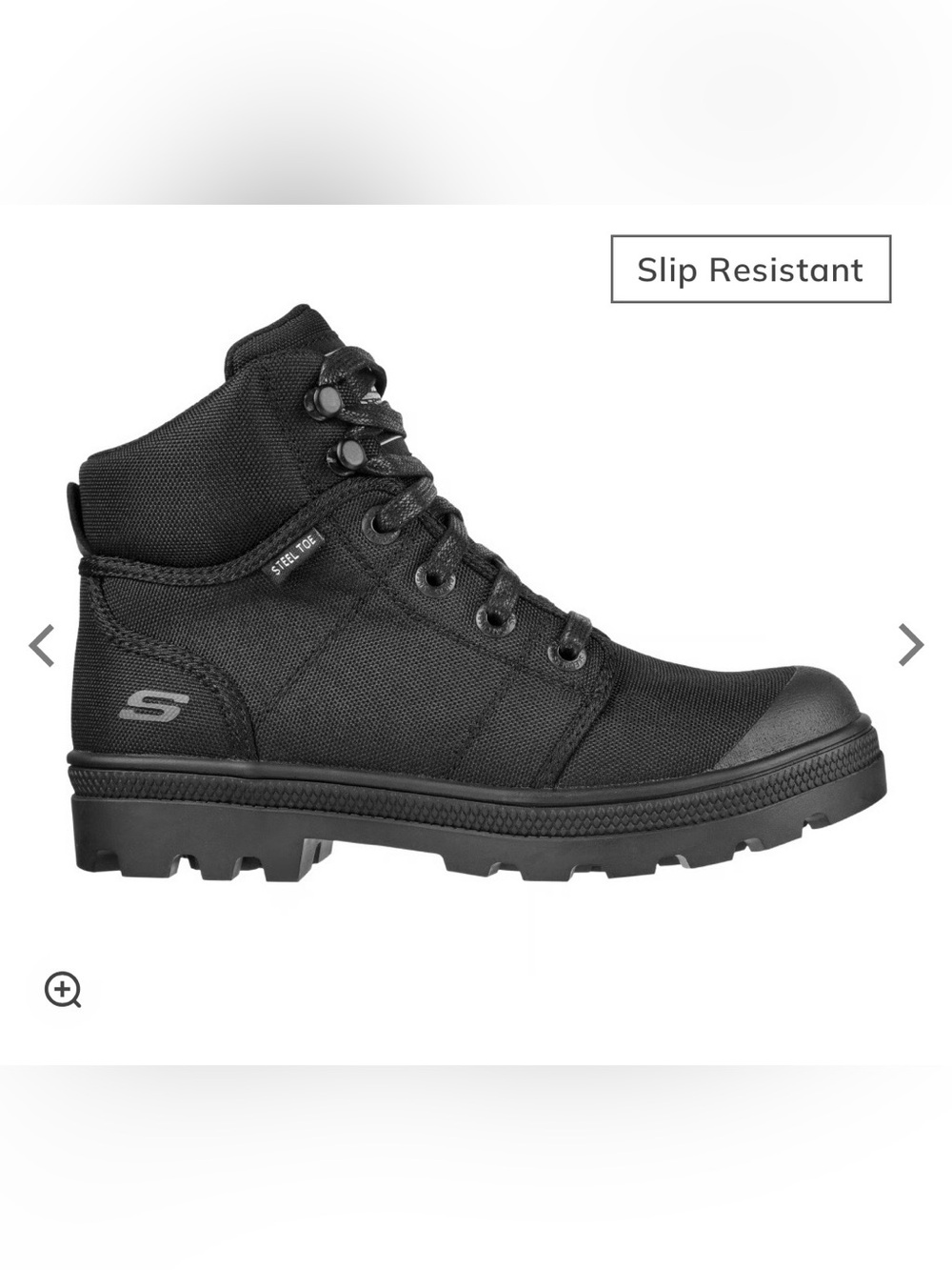 Sketchers For Work - Women’s Rotund Darragh - Steel Toe - Black